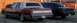 1989 Lincoln Town Car - A maroon 1989 Lincoln Town Car is parked behind a black sedan, showing their rear ends.