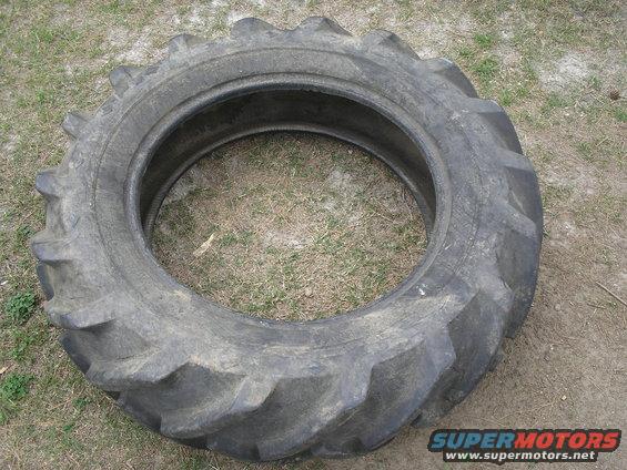tractor tire 11.2x24 
yard art or spare?  your call best offer is accepted.
