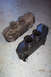 1968 Ford Mustang - Comparison of a cracked, old air cleaner housing next to a new replacement part.