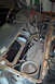 1968 Ford Mustang - Dashboard removed for repairs on a 1968 Ford Mustang, revealing interior components and wiring.