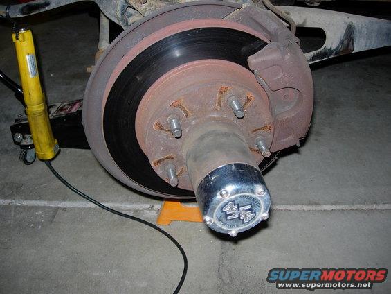 Even wear on both sides of rotor.