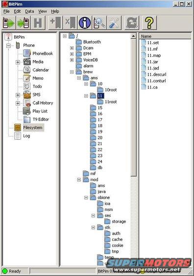 bitpim.jpg my phone folder structure..
LG LX550 Fusic