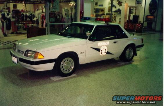 1990 SSP. WSP Trooper Marlin Workman's car while in-service.
