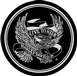 1998 Ford Crown Victoria - Circular Harley-Davidson logo an eagle and the text "Live to Ride, Ride to Live".