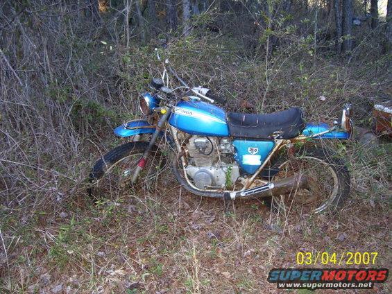 1971 Honda scrambler..one of the first Dualsport bikes