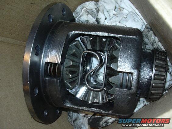 Differential with gears and springs, SuperMotors logo visible