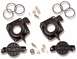 1972 Ford Ranchero - Carburetor base plates and associated gaskets and hardware are laid out on a white background.