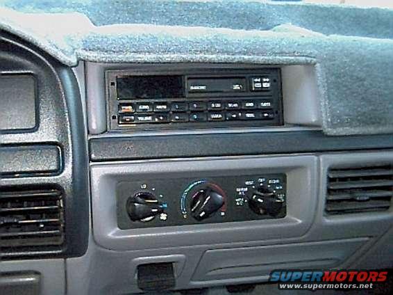 Here's the original AM/FM Casette right before I R&R'd it with a Sony CDX-M610 CD Receiver.