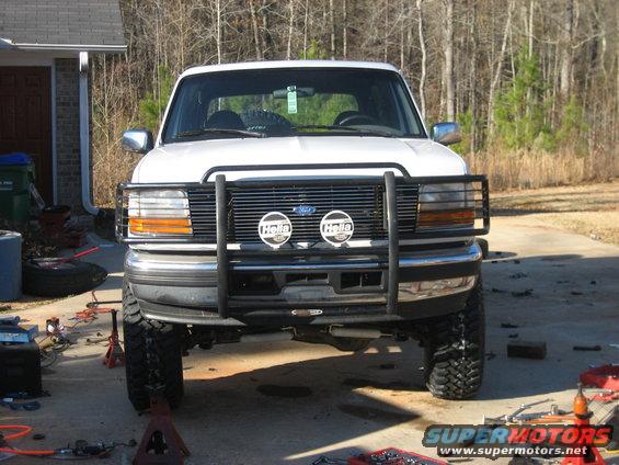 the toe-in was really bad, it made the front end raise like 5 inches if you rolled forward a few feet.