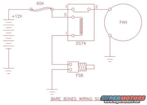 fan-control-1.jpg Cheap, bare-bones electric fan control.  Part numbers for big relay and fan switch sensor are PartsAmerica GPSorenson numbers.
