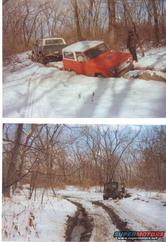 bigbroncolittlebronco.jpg john and rogers 79 pulling out a little bronco.