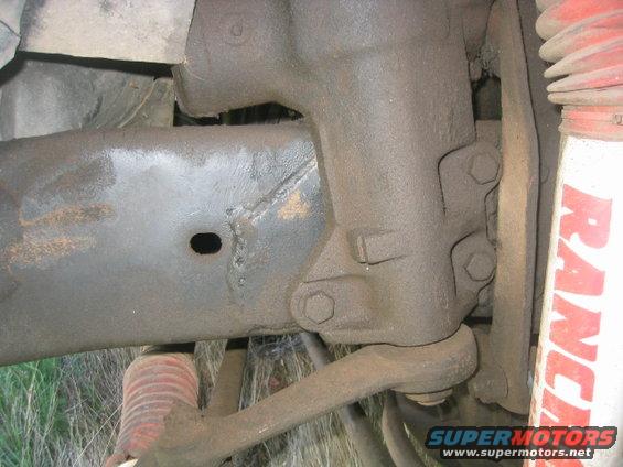 steering-006.jpg '78 F-150 with frame repair at steering box, not mine. 