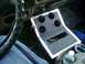1995 Ford Bronco - Custom center console modification with openings for gauges and electronics.