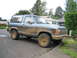 1990 Ford Bronco II - It's not the muddiest rig by far, but I thought the pattern of blobs and splashes made some beautiful art of its own.