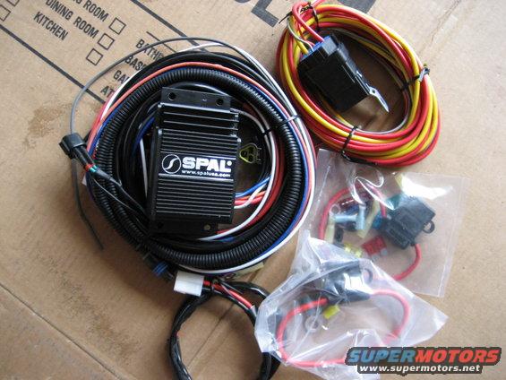 Spal variable speed fan controller and secondary Fan relay