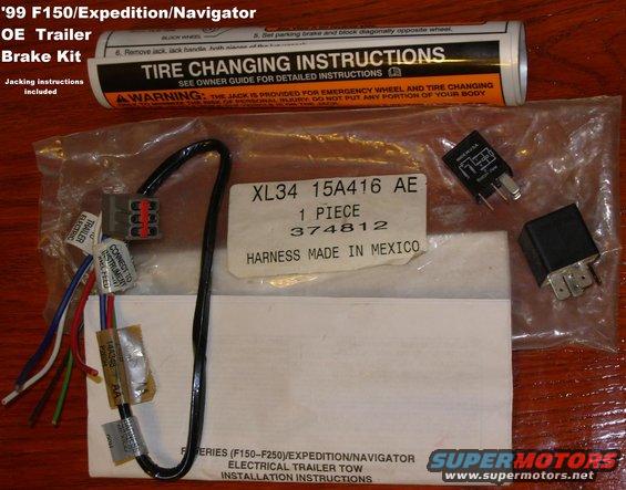 99trailerwiring.jpg Trailer Brake Kit probably from a '99.  I'm not sure what years/models it fits.

Installation instructions:
[url=http://www.supermotors.net/registry/media/496600_1][img]http://www.supermotors.net/getfile/496600/thumbnail/is.jpg[/img][/url]