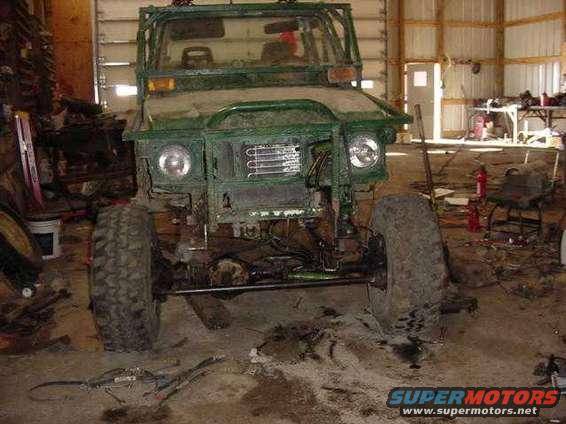 front done except for brake lines and locker install