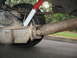 1974 Ford F-100 - Rear axle and driveshaft assembly, showing suspension components and drivetrain parts.