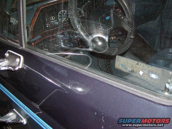When I got this truck ALL of the window seals looked like this, cracked and leaking like crazy.  I replaced them around the whole truck, including the tailgate.