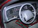 2000 Ford Crown Victoria - The interior of a 2000 Ford Crown Victoria shows the dashboard, steering wheel, and instrument cluster.