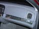 2000 Ford Crown Victoria - Interior view of a 2000 Ford Crown Victoria dashboard, with the glove compartment removed.