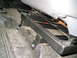 1979 Ford Bronco - Front seat mounting location very close to where the original bench seat holes are.