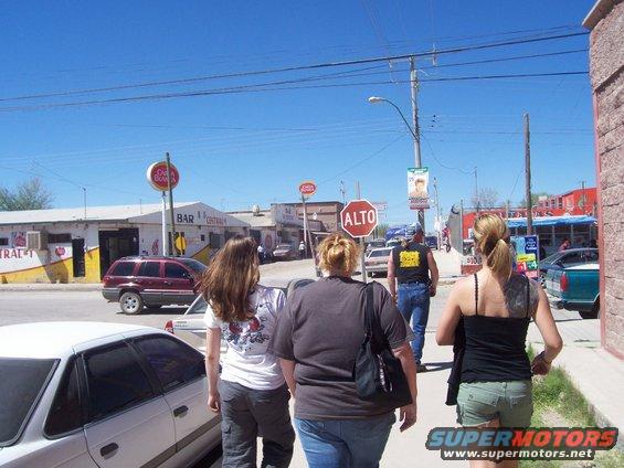 walking the streets of mexico