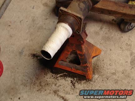 taped off spindle