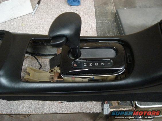Automatic transmission shifter with P, R, N, D, 3, 1 indicators