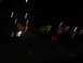 1995 Ford C-350 (Centurion Conversions) - Motion blur captures streaks of light from passing vehicles on a dark road.