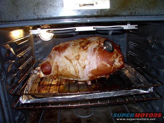 img_0329.jpg Can't make up your mind between smoked shank or smoked butt ? Get both ! uncut they weigh in at 24 lbs and only 99 cents a pound !