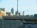 1995 Ford C-350 (Centurion Conversions) - Driving on a highway with Atlanta's skyline visible under a clear sky.