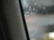 1995 Ford C-350 (Centurion Conversions) - Looking out the window from the passenger seat, the glass has water spots obscuring the view.