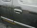 1997 Ford F-150 - Scratched words on the side of a dark truck door are visible.