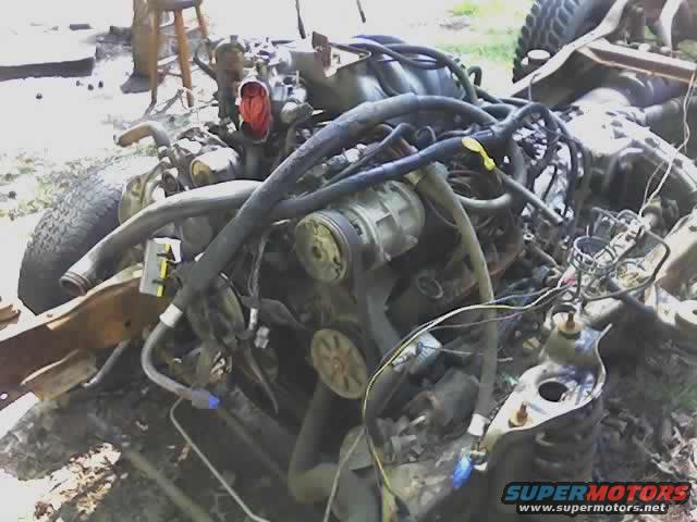 everything on motor, no cuts anywhere.  all factory