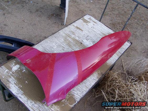 Driver Front Fender, needs to be painted