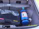 1991 Ford Mustang - Trunk contents include a NOS tank and a Stanley tool case. The photo was taken in 2003.