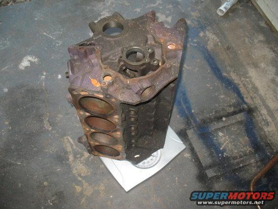 engine block on a scale