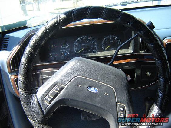 1988 Ford Bronco interior with dashboard and steering wheel