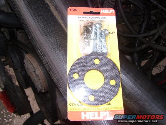 HELP! steering coupling disc part with bolts and nuts