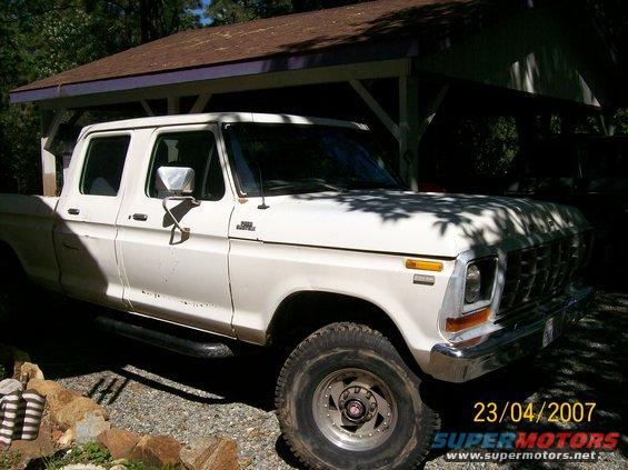 1978 Ford F-250 pickup truck parked under a carport