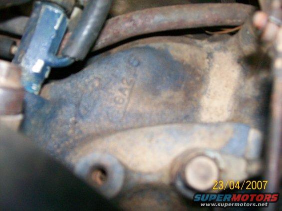Engine part with casting numbers 6A2 G