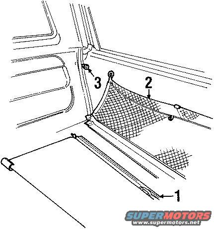 tailgatenetcargocover.jpg Cargo Cover & Tailgate Net

1.  Cargo Cover is 5 lbs 61x3x2&quot;
2. Tailgate Net is 56&quot;W x 13&quot;H with 2&quot; loops at 4 corners.  The netting is folded at the bottom & sewn at the sides to form a bag with a central plastic hook on one lip.
3. Net Knobs (4 req'd)

[url=http://www.supermotors.net/registry/media/802534][img]http://www.supermotors.net/getfile/802534/thumbnail/020.jpg[/img][/url]

Compare to [url=https://www.amazon.com/dp/B000I2SWXC/]Keeper 05060[/url]