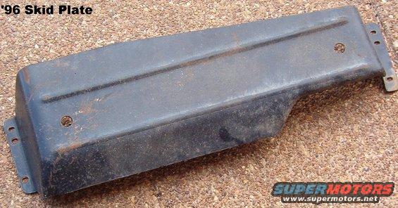 skidplate96.jpg Skid Plate from '96 Bronco w/BW 1356 (same as '87-96 Bronco/F-series 4WD)
IF THE IMAGE IS TOO SMALL, click it.