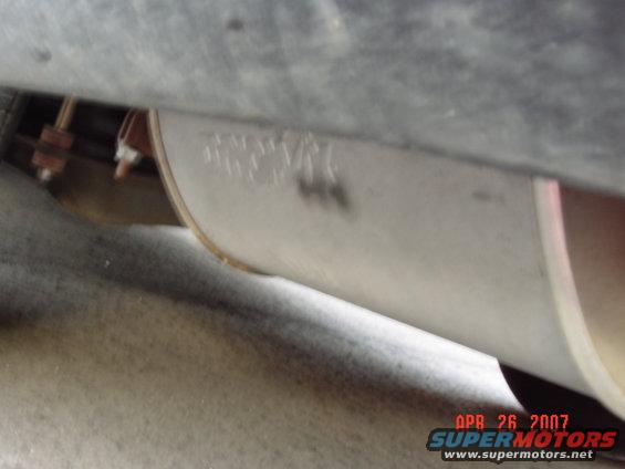 Dynomax cat-back and Poly sway bar bushings in background.