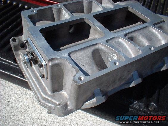 Aluminum intake manifold with multiple ports