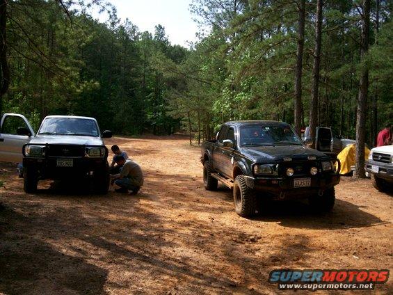 Airing down at Old Camp