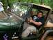 Tony's Jeep powering through loose dirt hill climb on Jerry Paul's Expwy