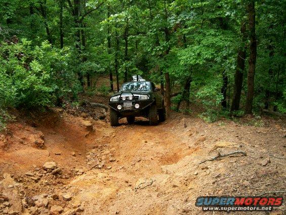 Harold (Interex) going up right-side hill climb on J.P.'s Expwy