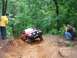 Chris going up right side of hill climb on J.P.'s Expwy